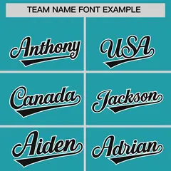 Aqua American Flag Varsity Full-Snap Raglan Letterman Bomber Jacket 3