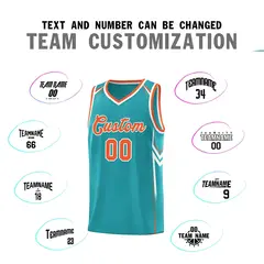 Aqua Arrow Graffiti Pattern Basketball Jersey Sports Uniform 4