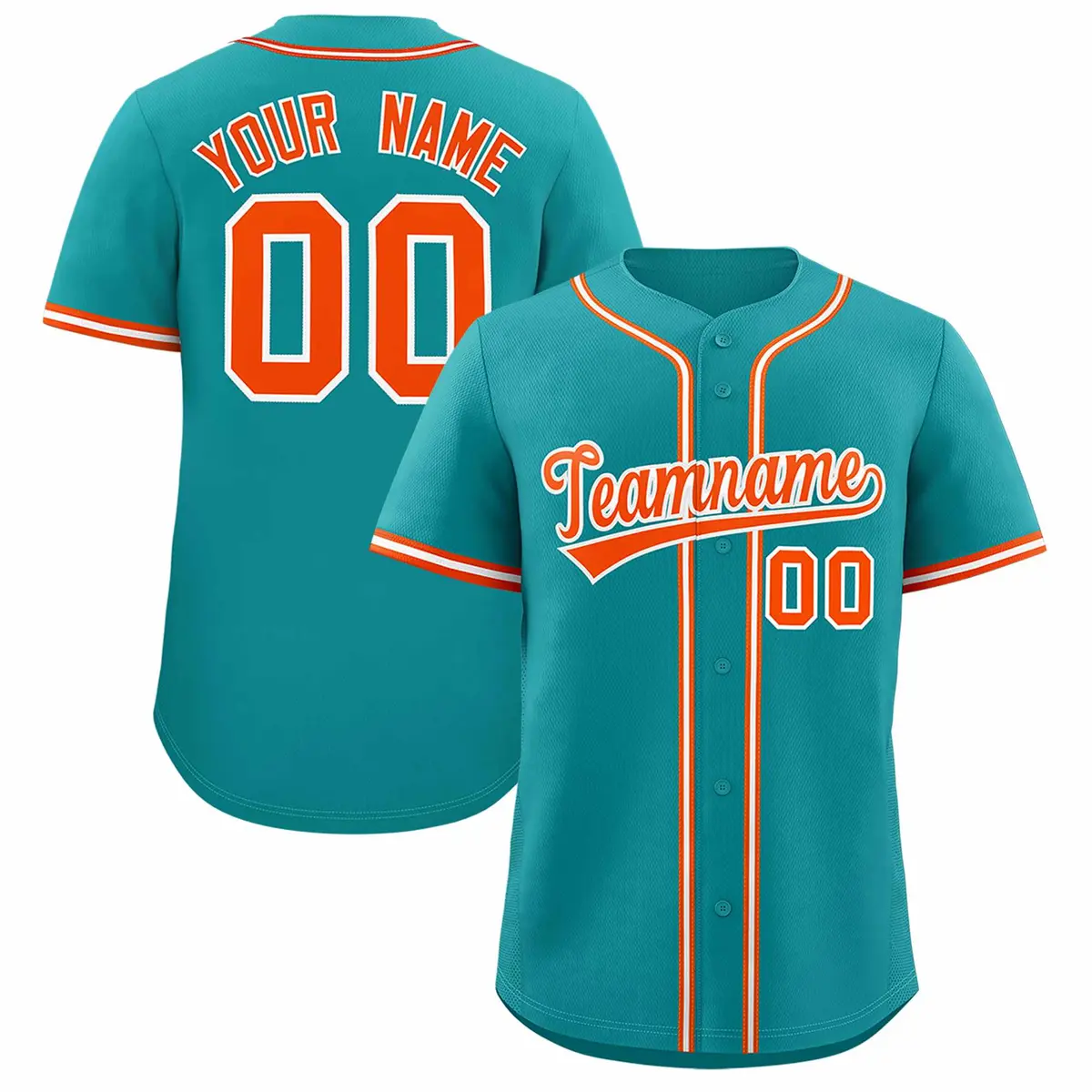 Aqua Classic Authentic Baseball Jersey