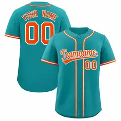 Aqua Classic Authentic Baseball Jersey 1