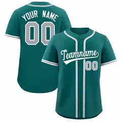 Aqua Classic Authentic Baseball Jersey 1