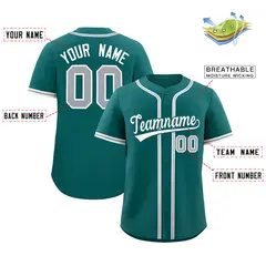 Aqua Classic Authentic Baseball Jersey 2