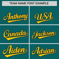 Aqua Classic Authentic Baseball Jersey 3
