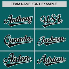 Aqua Classic Authentic Baseball Jersey 3