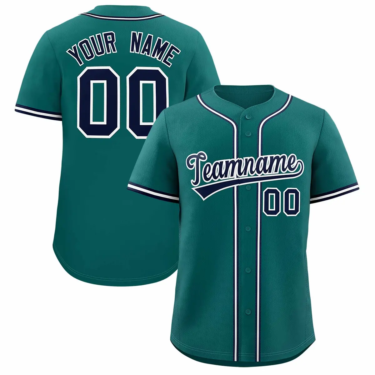 Aqua Classic Authentic Baseball Jersey
