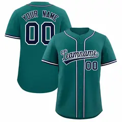 Aqua Classic Authentic Baseball Jersey 1