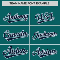 Aqua Classic Authentic Baseball Jersey 3