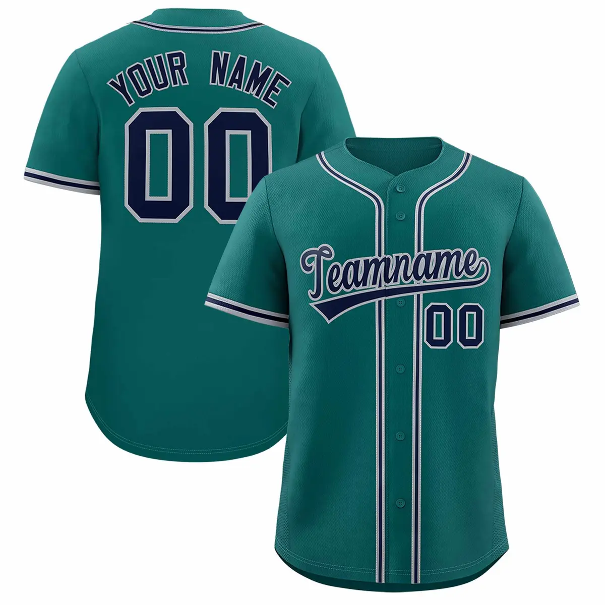 Aqua Classic Authentic Baseball Jersey