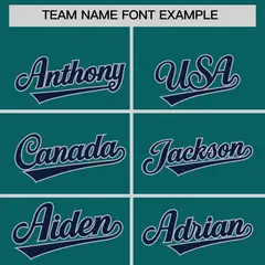 Aqua Classic Authentic Baseball Jersey 3