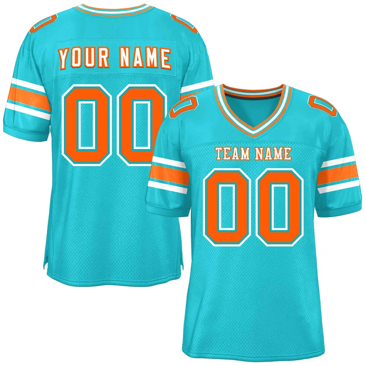 Aqua Classic Authentic Football Jersey