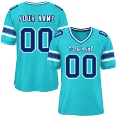 Aqua Classic Authentic Football Jersey 1