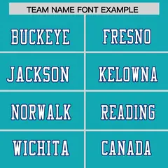Aqua Classic Authentic Football Jersey 3