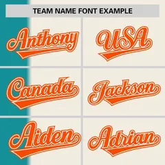 Aqua Cream Gradient Stripe Two-Button Softball Jersey 3