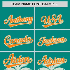 Aqua Cream Graffiti Pattern Bossinia Style Baseball Jersey 3