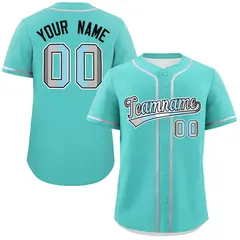 Aqua Demiboy Pride Month Classic Authentic Baseball Jersey