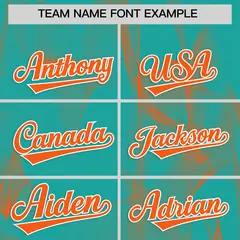 Aqua Fumes Graffiti Pattern Authentic Baseball Jersey 3