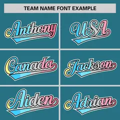 Aqua Genderflux Pride Month Classic Baseball Jersey 3