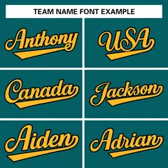 Aqua Gold-Black Varsity Full-Snap Letterman Jacket 3