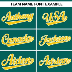 Aqua Gold Gradient Ribbed Authentic Baseball Jersey 3