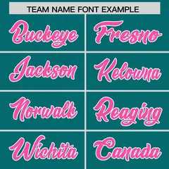 Aqua Gold Gradient Sides Fashion Football Jersey 3