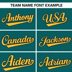 Aqua Gold-Navy Varsity Full-Zip Letterman Bomber Jacket 5