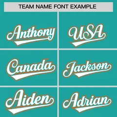 Aqua Graffiti Multicolored Flames Print Baseball Jersey 3