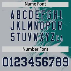 Aqua Gray Ink Pattern Authentic Baseball Jersey 4