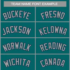 Aqua Gray-Navy Classic Casual Basketball Jersey 3