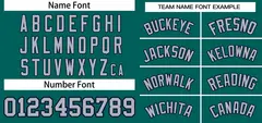 Aqua Gray-Navy Classic Two-Button Softball Jersey 3