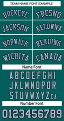 Aqua Gray-Navy Classic Two-Button Softball Jersey 3