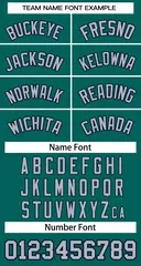 Aqua Gray-Navy Classic Two-Button Softball Jersey 3