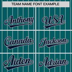 Aqua Gray Stripe Raglan Sleeves Fashion Baseball Jersey 3