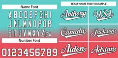 Aqua Light Red Gradient Fashion Authentic Baseball Jersey 3