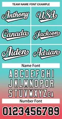 Aqua Light Red White-Black Gradient Two-Button Softball Jersey 3