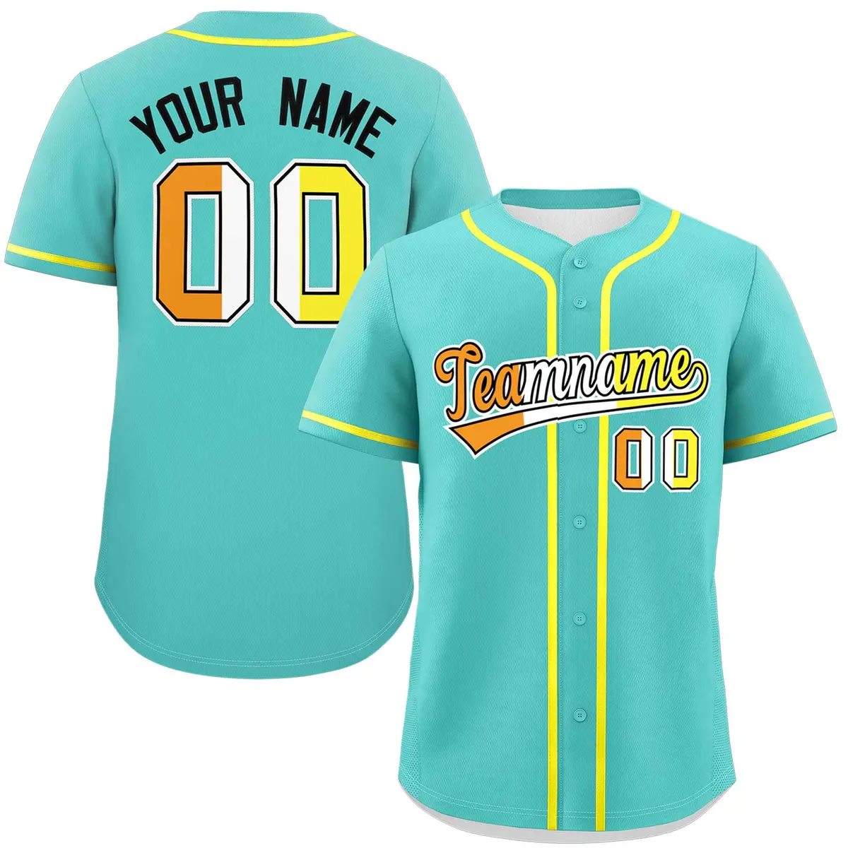 Aqua Maverique Pride Month Classic Authentic Baseball Jersey
