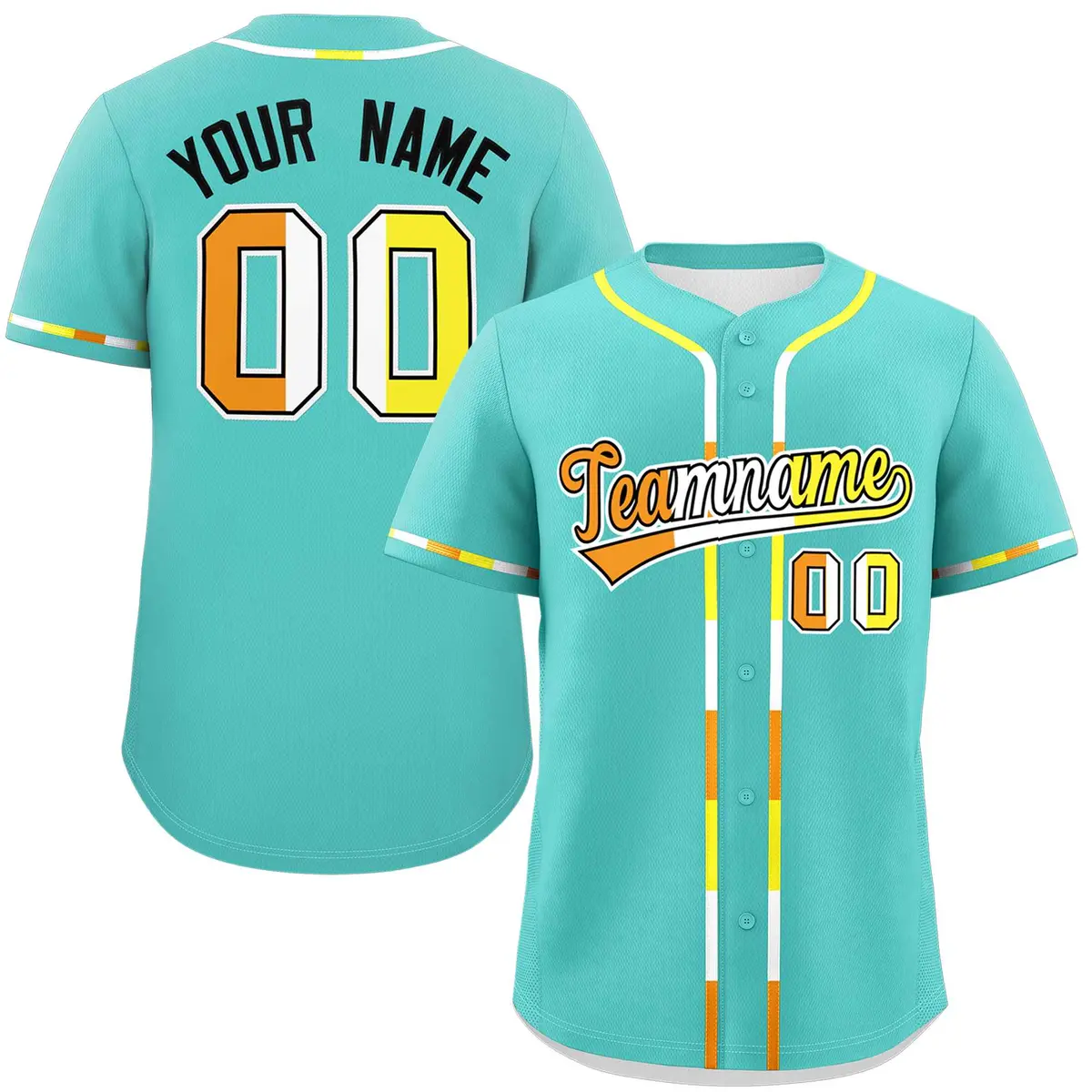 Aqua Maverique Pride Month Classic Authentic Baseball Jersey