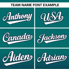 Aqua Navy-White Gradient Pinstripe Baseball Jersey 3