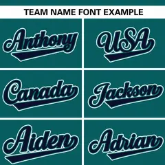 Aqua Navy-White Street Graffiti Varsity Letterman Jacket 5