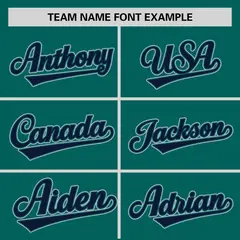 Aqua Navy Zebra Graffiti Authentic Baseball Jersey 3
