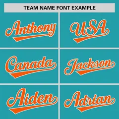 Aqua Orange Color Block Raglan Full-Snap Varsity Letterman Jacket 3