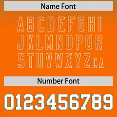 Aqua Orange Gradient Fashion Authentic Football Jersey 4