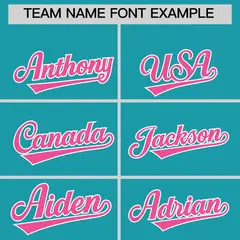 Aqua Pink White Full-Snap Short Sleeve Varsity Jacket 5