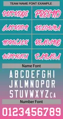 Aqua Pink-White Gradient Stripe Fashion Baseball Jersey 3