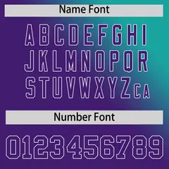 Aqua Purple Diagonal Stripe Gradient Fashion Baseball Jersey 4