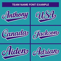 Aqua Purple Raglan Full-Snap Varsity Letterman Baseball Jacket 5