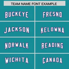 Aqua Purple Retro Sleeve Line Authentic Football Jersey 3