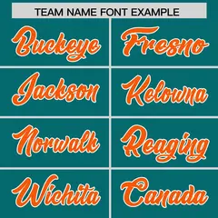 Aqua Royal and Orange Gradient Sides Fashion Football Jersey 3