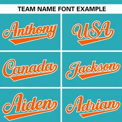 Aqua Stand Collar Classic Baseball Jersey 3