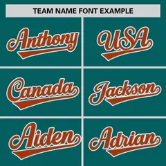 Aqua Texas Orange Color Block Varsity Full-Snap Letterman Jacket 3