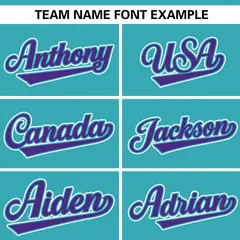 Aqua White-Aqua Raglan Sleeves Full-Snap Letterman Baseball Jacket 3